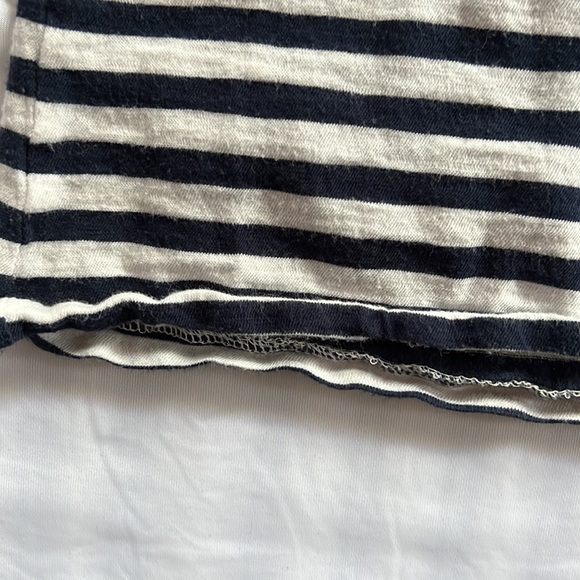 J. Crew Striped T shirt- Navy Blue - Picture 4 of 4
